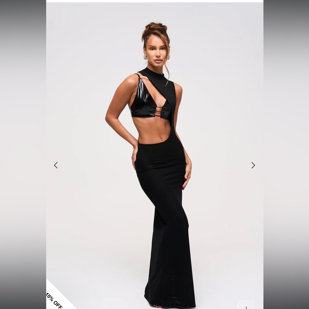 Cut out maxi dress